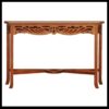 Console Table J Side Large Pecan