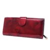 Leather wallet Cherry Roses Large