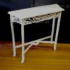 Hall Table Carved Small Table White