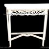 Hall Table Carved Small Table White