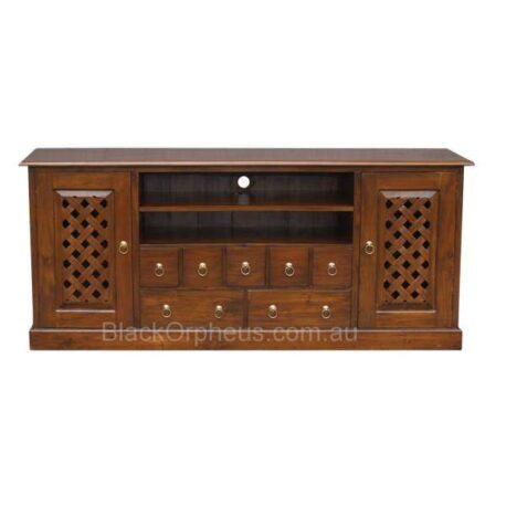 Java Entertainment Unit Mahogany L180cm x D55 cm x H80cm