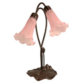 Lily Lamp Twin Pink