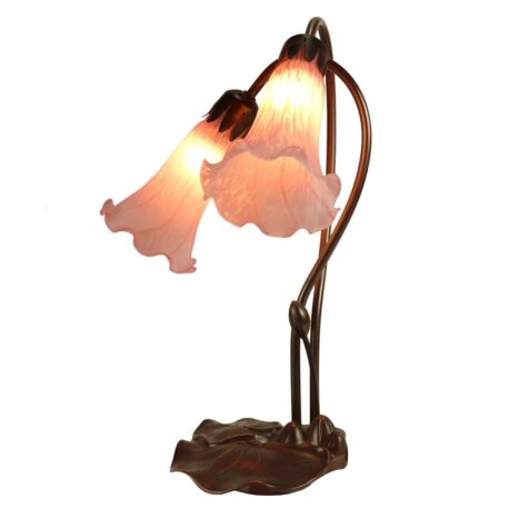 Lily Lamp Twin Pink