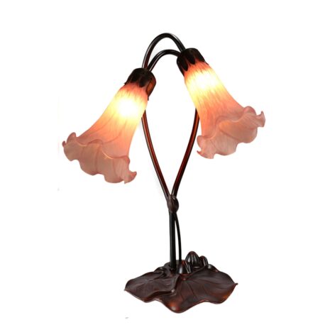 Lily Lamp Twin Pink