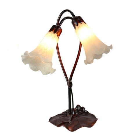 Lily Lamp Twin White