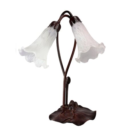 Lily Lamp Twin White