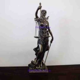 La Justicia Goddess of Justice Greek Mythology Statue Small