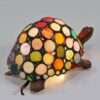Multi Coloured Turtle Lamp