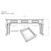 Assembly instructions white hall table