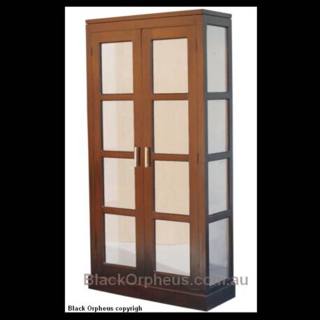 La Verde Paris Mirror Back Display Cabinet