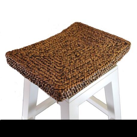 Timber Stool Swivel Rattan Seat W45xD45xH76cm (3)