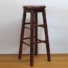 Wood stool Swivel H74cm