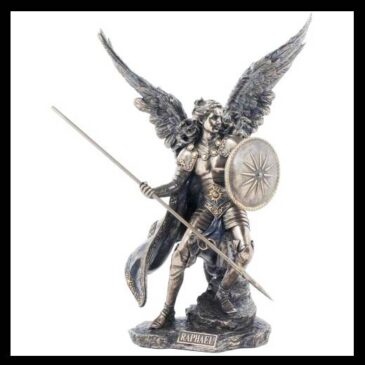 Archangel Raphael Healing Angel Figurine - Black Orpheus Emporium