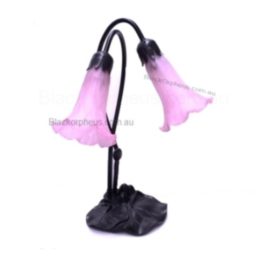 Table Lamp Lily Lamp Double. Purple