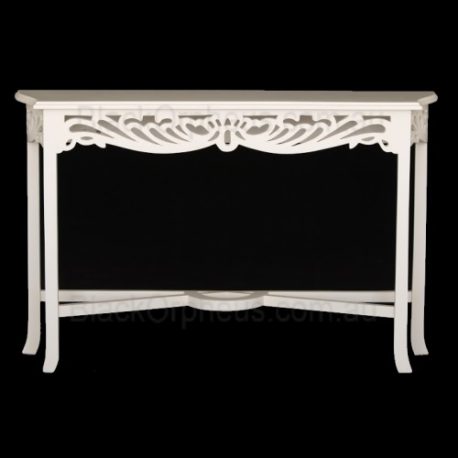 J Side Table Large White
