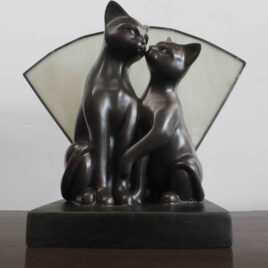Kissing Cat Lamp