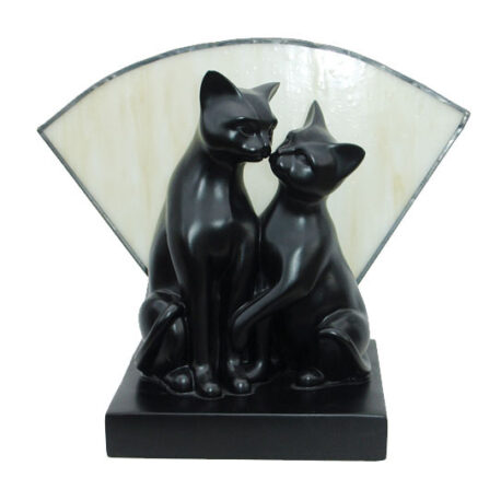 Kissing Cat Lamp