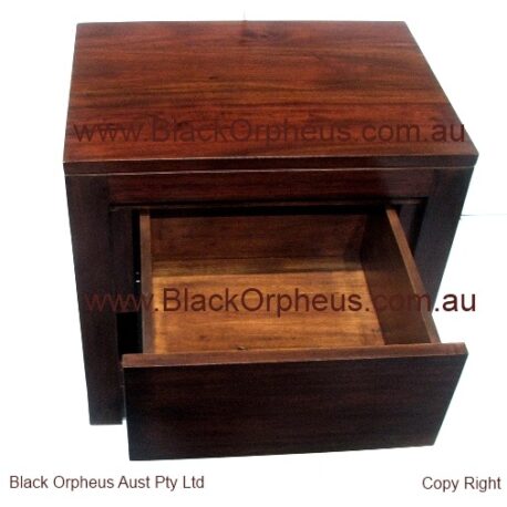 Bedside1Drawer Mahogany BS 001 TA