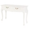 Hall Table2 Drawer White