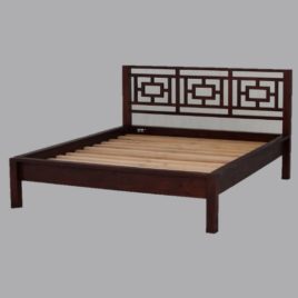 Oriental Timber Bed Queen Size
