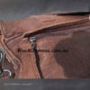 Rugged Hide Vintage Leather Satchel Raw Edge