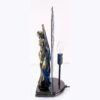 Lead light Art Deco Lamp Blue