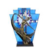 Lead light Art Deco Lamp Blue