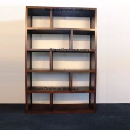 Cube Timber Bookcase W120cm