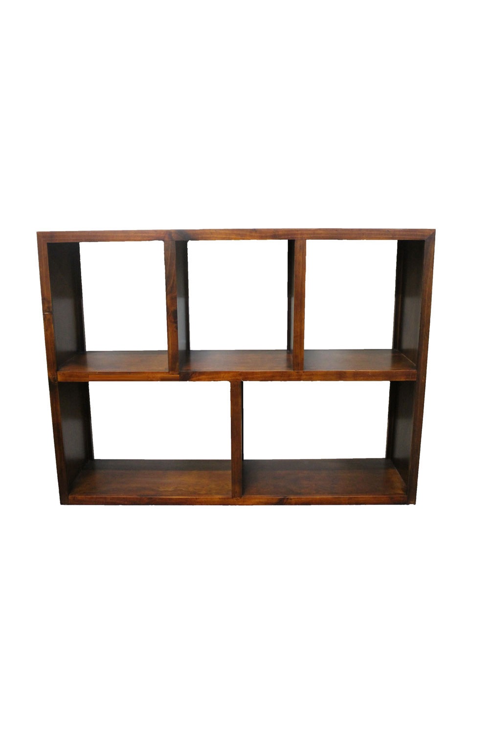 Cube Timber Bookcase Small H 91cm Black Orpheus Emporium