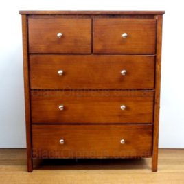 Chapman Tallboy 5 Drawers Chest solid Timber