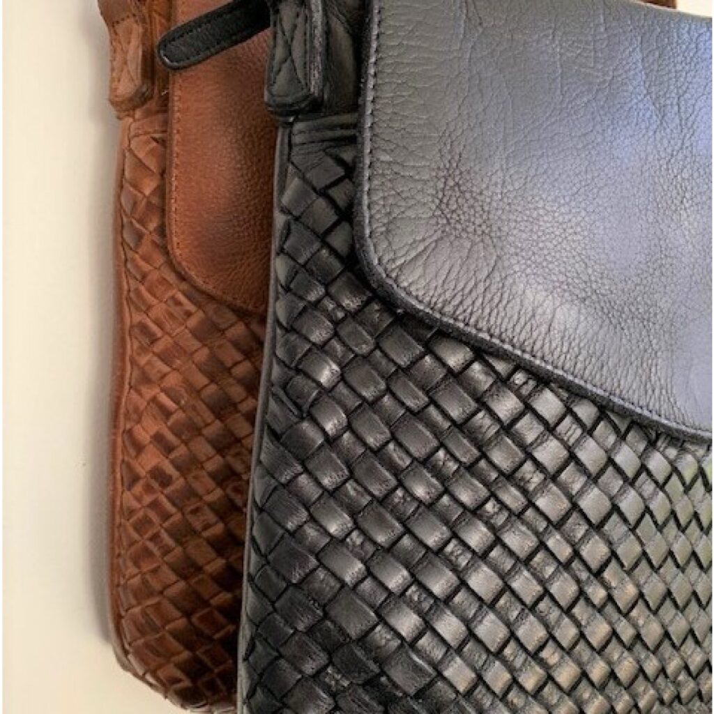 Oran Mariana Leather Bag Black Orpheus Emporium