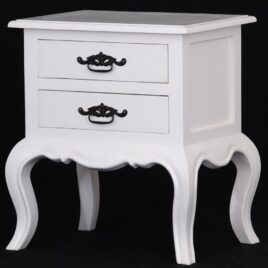 White French Provincial Bedside with drawers