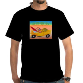 Men's T-Shirt Aussie Cruise Black t-Shirt