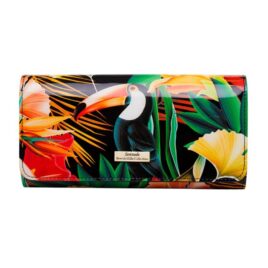 SERENADE TOUCAN LEATHER WALLET LARGE