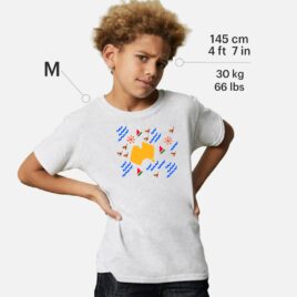 Boys printed T-Shirt Australian Map with yachts