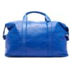 Weekender Cobalt Blue Leather Travel Bag