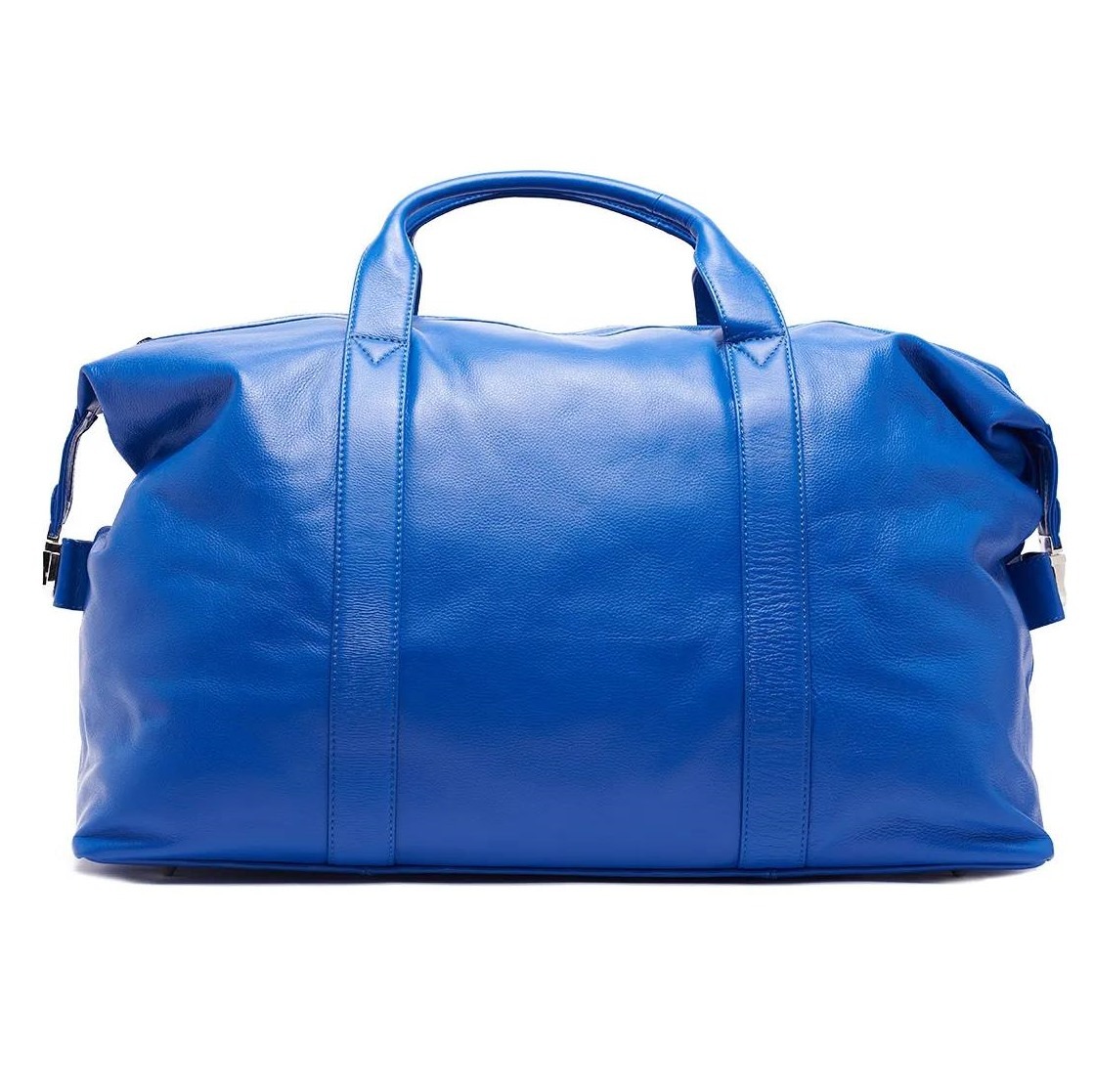 Weekender Cobalt Blue Leather Travel Bag Weekender Cobalt Blue Leather Travel Bag