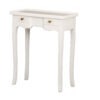 White 2 drawer Hall Table