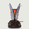 Butterfly Tiffany Lead light Purple Table Lamp