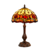 Red Tulip Tiffany Lamp 48 cm