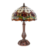 Red Tulip Tiffany Lamp 48 cm