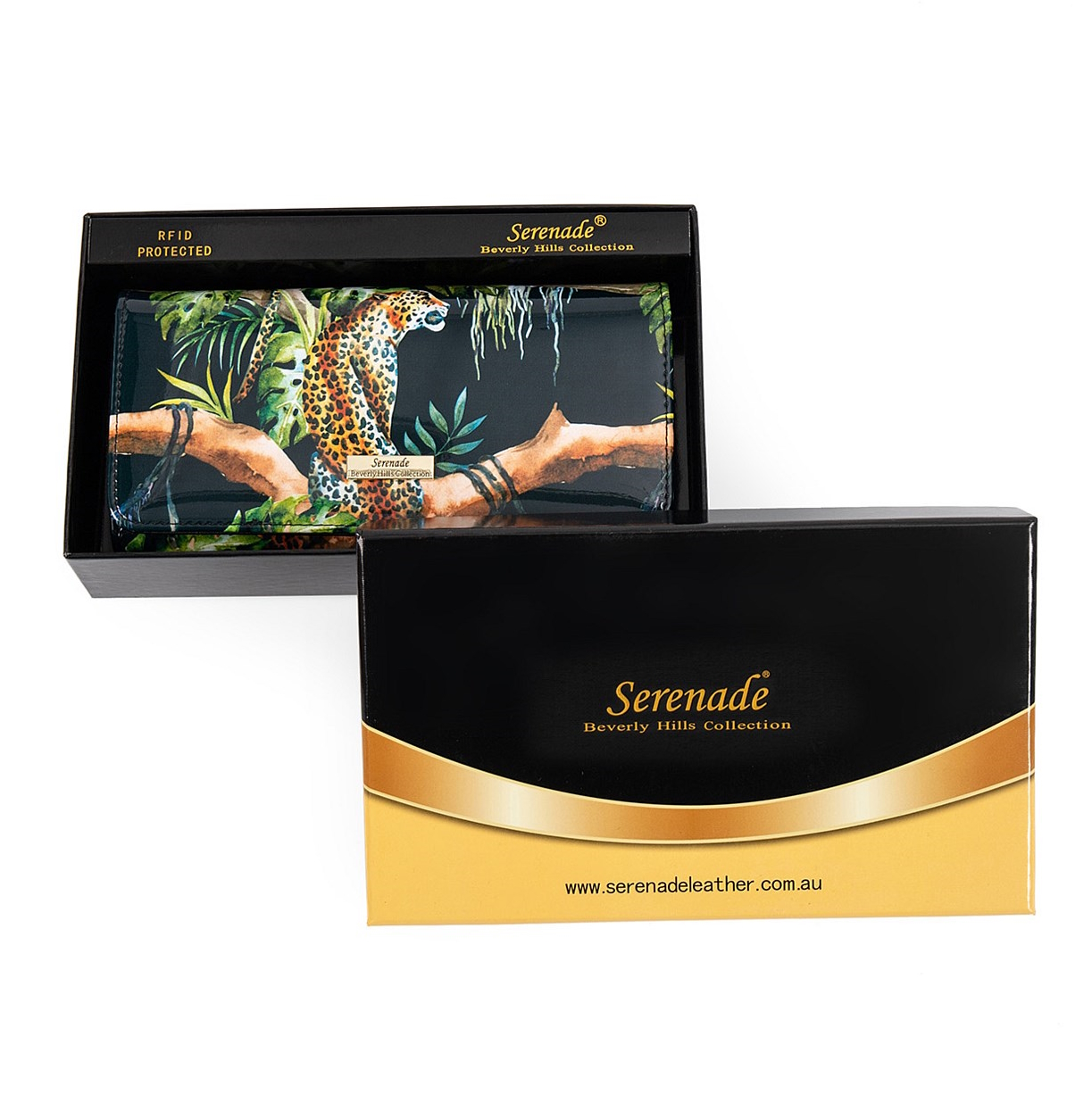 Serenade Patent Leather Wallet Large Sierra Cheetah Serenade Patent Leather Wallet Large Sierra Cheetah