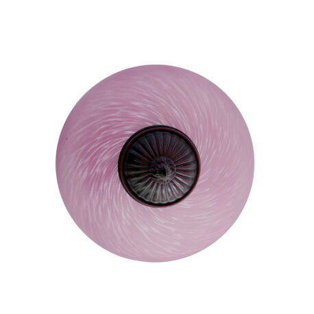 Purple Beaded Glass Lamp